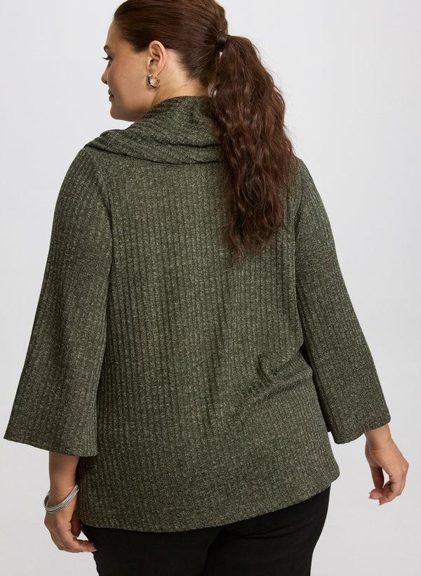 Laura Melange Knit Sweater