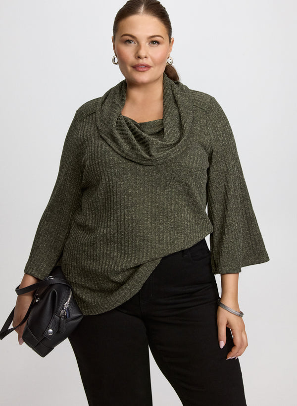 laura Melange Knit Sweater