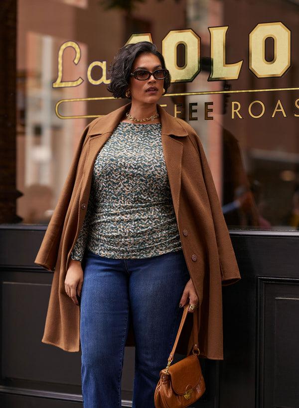 Laura Melanie Lyne - Abstract Print Top