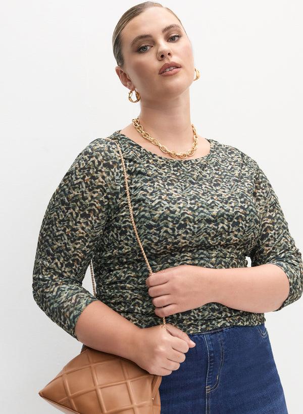 laura Melanie Lyne - Abstract Print Top