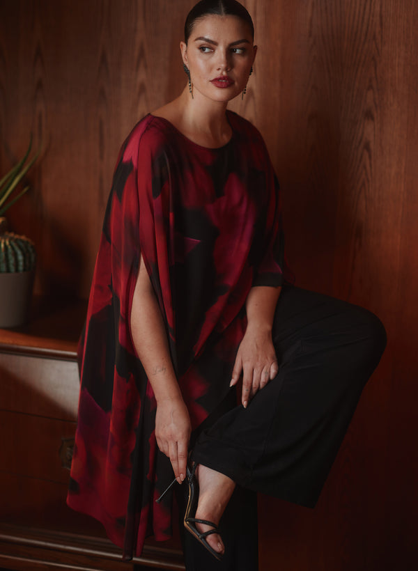 Laura Melanie Lyne - Chiffon & Jersey Jumpsuit