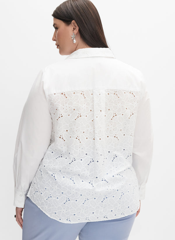 Laura Melanie Lyne - Embroidered Back Blouse