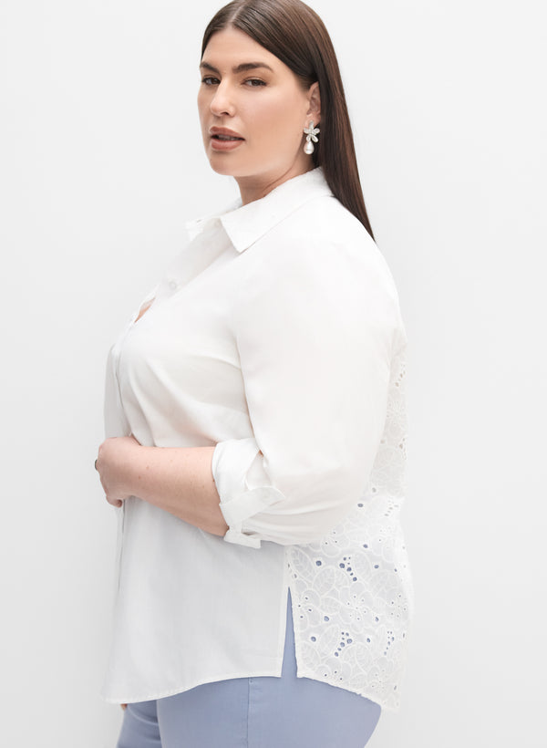 Laura Melanie Lyne - Embroidered Back Blouse