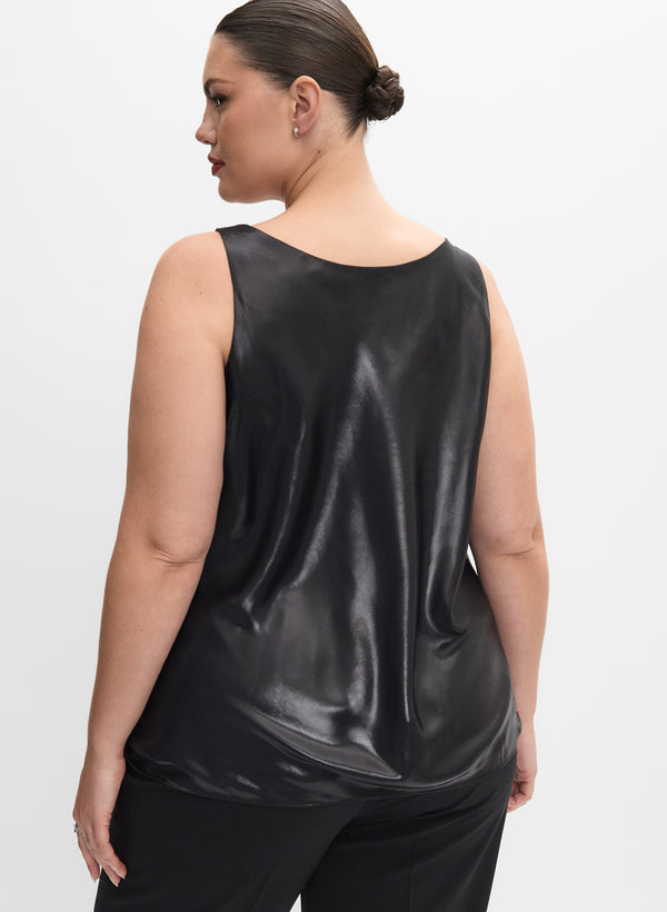 Laura Melanie Lyne - Metallic Lamé Tank Top