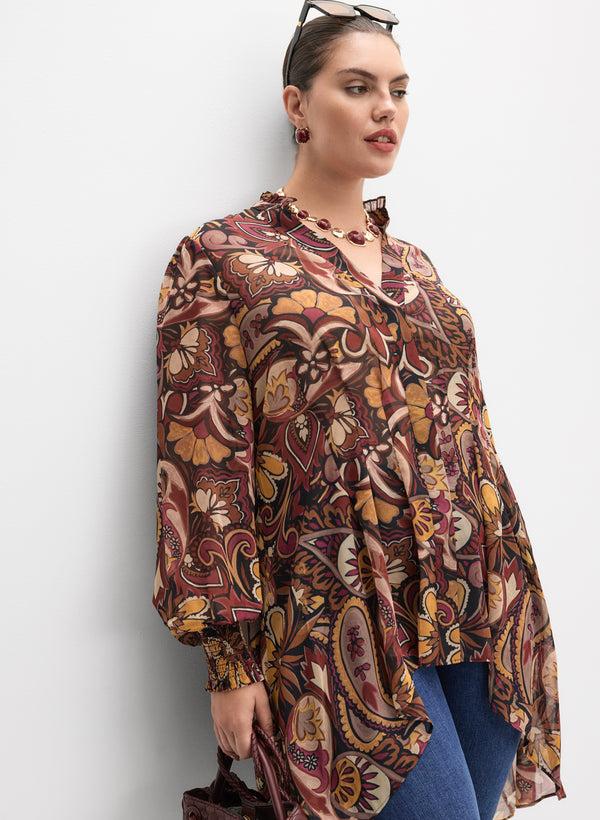 laura Melanie Lyne - Paisley Chiffon Blouse