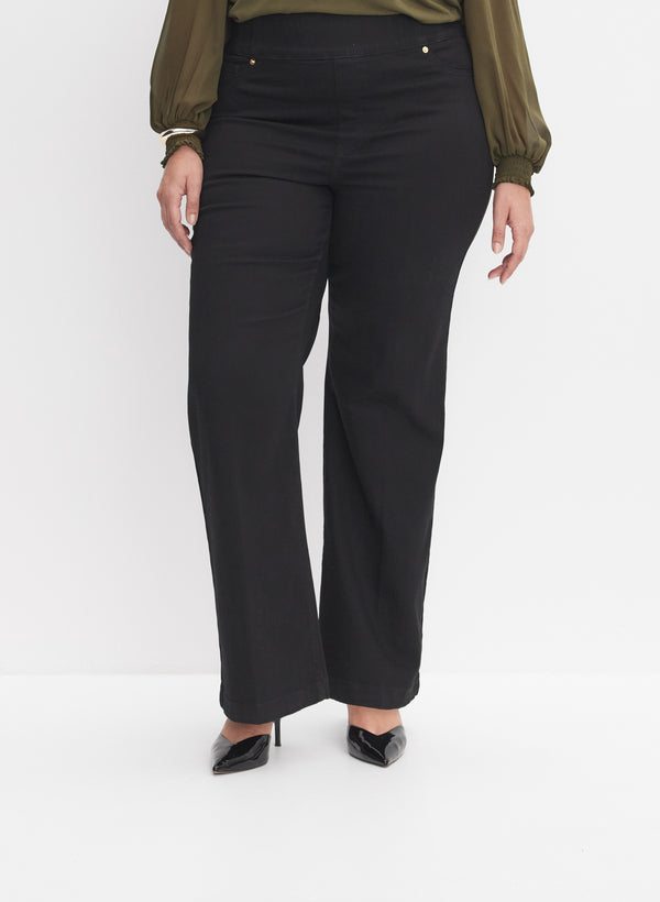 laura Melanie Lyne - Pull-On Flare-Leg Jeans