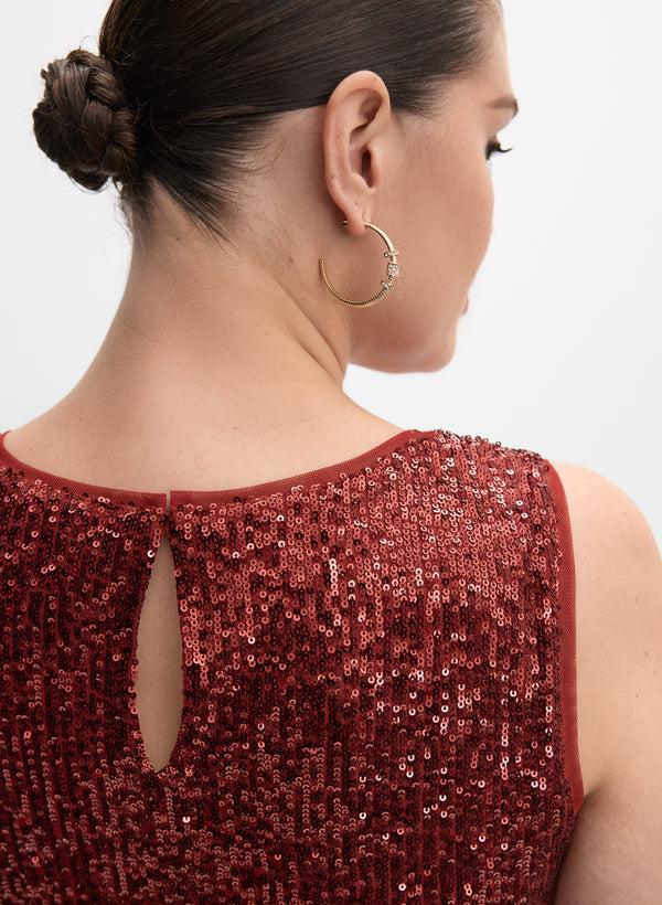 Laura Melanie Lyne - Sequin Embellished Top