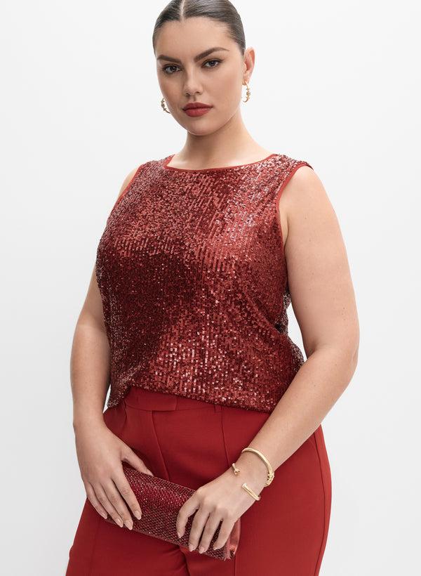 laura Melanie Lyne - Sequin Embellished Top