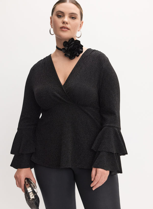laura Melanie Lyne - Tiered Bell Sleeve Top