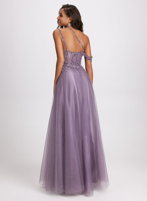 Laura Mesh & Lace Corset Dress