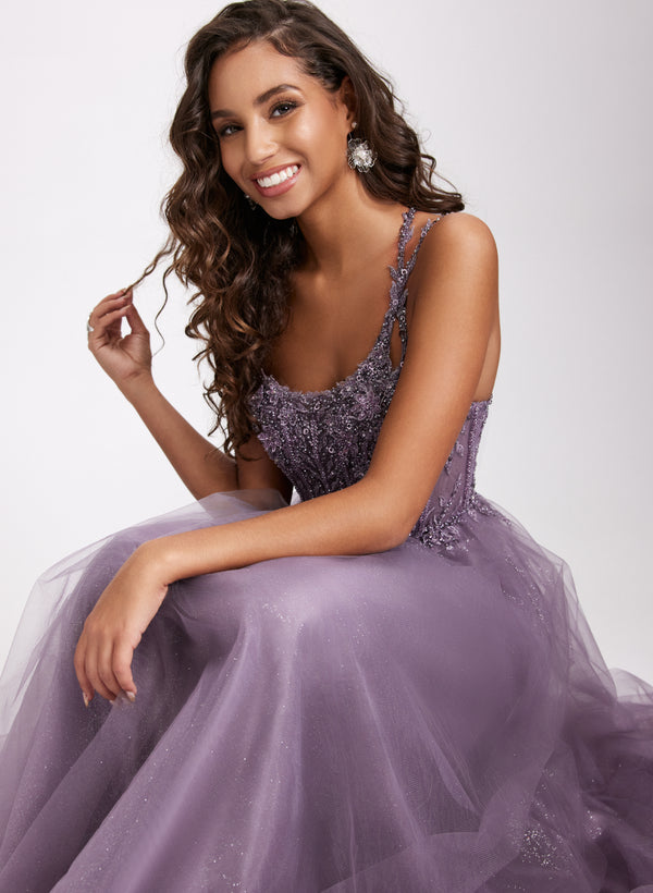 Laura Mesh & Lace Corset Dress