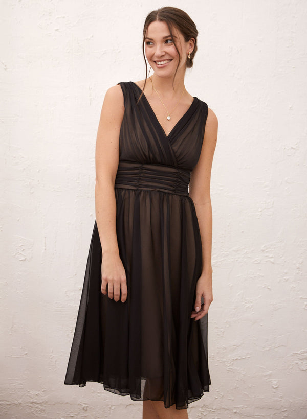 Laura Mesh Midi Dress