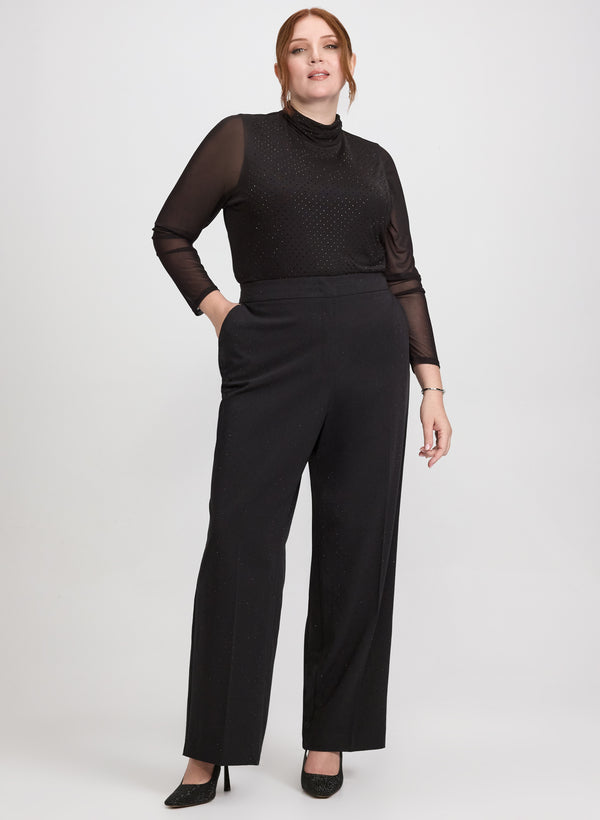 Laura Mesh Tonal Embellished Top