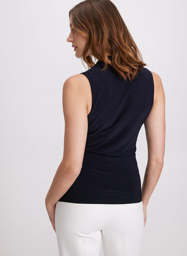 Laura Metal Bar Gathered Top