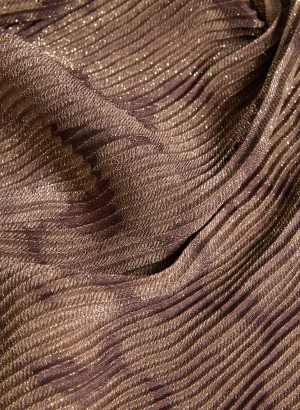 Laura Metallic Animal Print Scarf