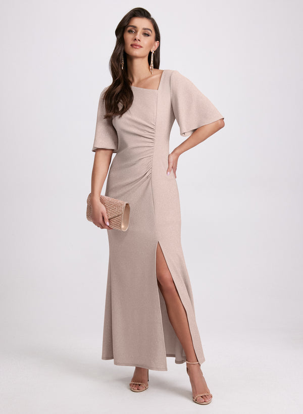 laura Metallic Glitter Dress