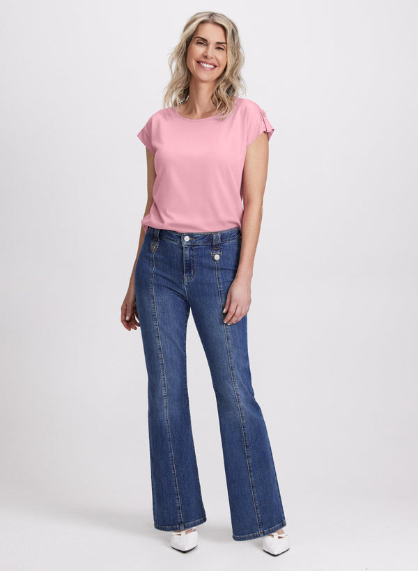 Laura Metallic Slub T-Shirt