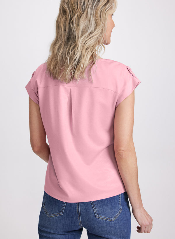 Laura Metallic Slub T-Shirt