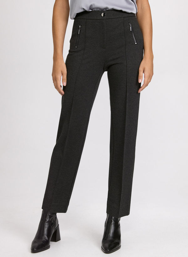laura Mia Straight-Leg Pants