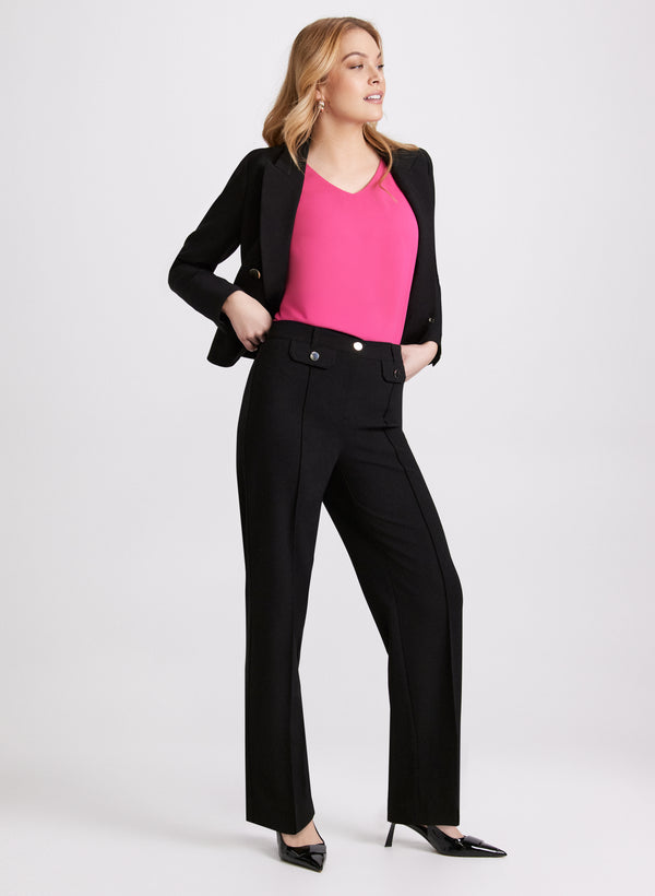 Laura Mia Straight-Leg Pants