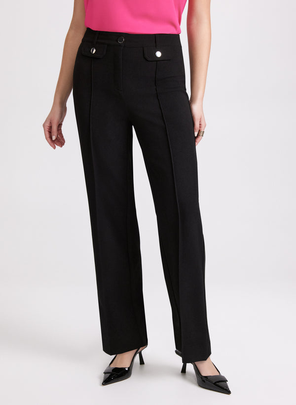 laura Mia Straight-Leg Pants