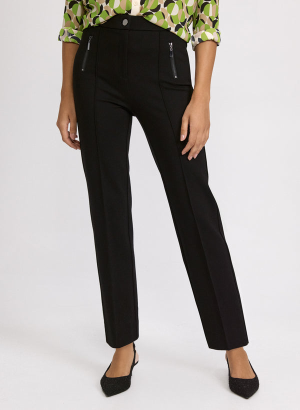 laura Mia Straight-Leg Pants