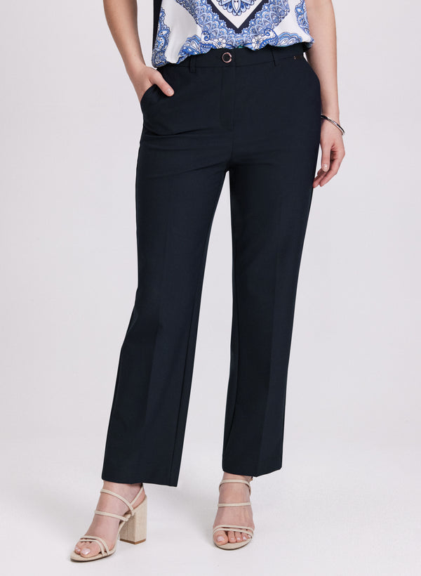 laura Mia Straight-Leg Pants - Regular