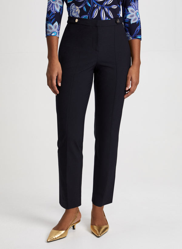 laura Mia Straight-Leg Pants - Short