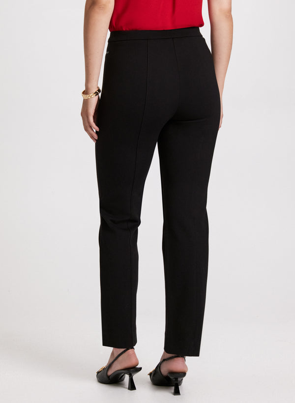 Laura Mia Straight-Leg Pants - Short