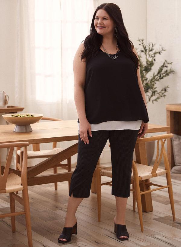 Laura Mini Dot Pull-On Capris