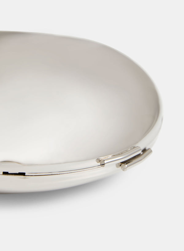 Laura Misshape Oval Clutch