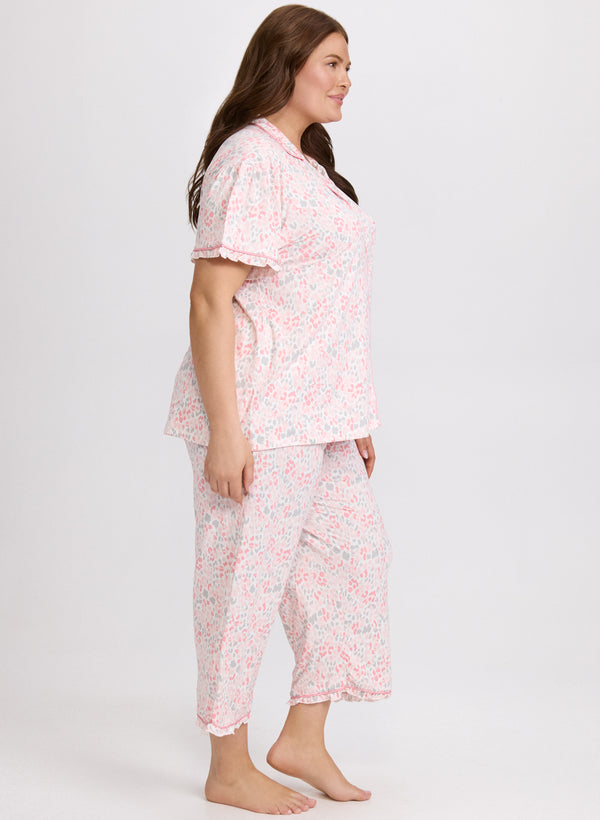 Laura Mixed Animal Print Pyjama Set