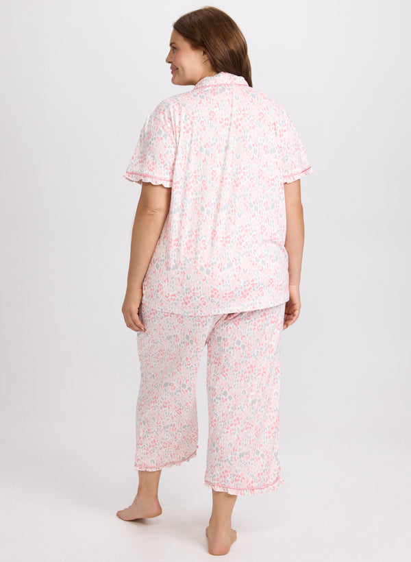Laura Mixed Animal Print Pyjama Set