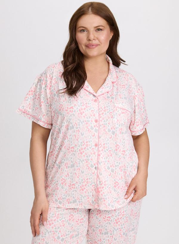 Laura Mixed Animal Print Pyjama Set