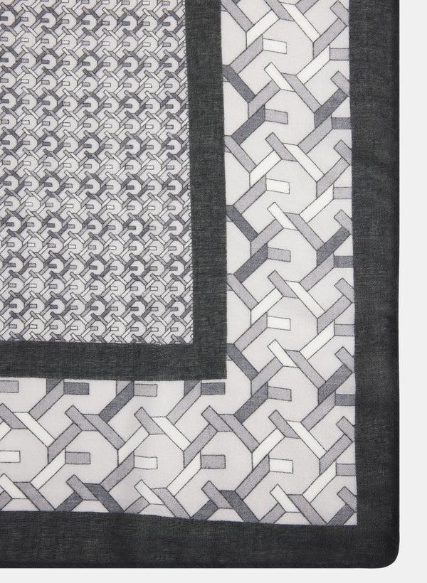 Laura Mixed Geometric Print Scarf