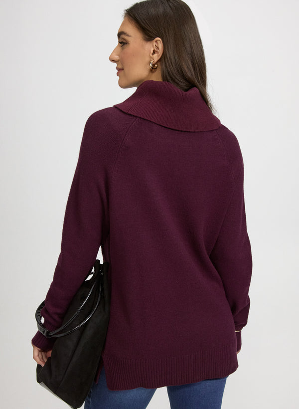 Laura Mixed Knit Pullover