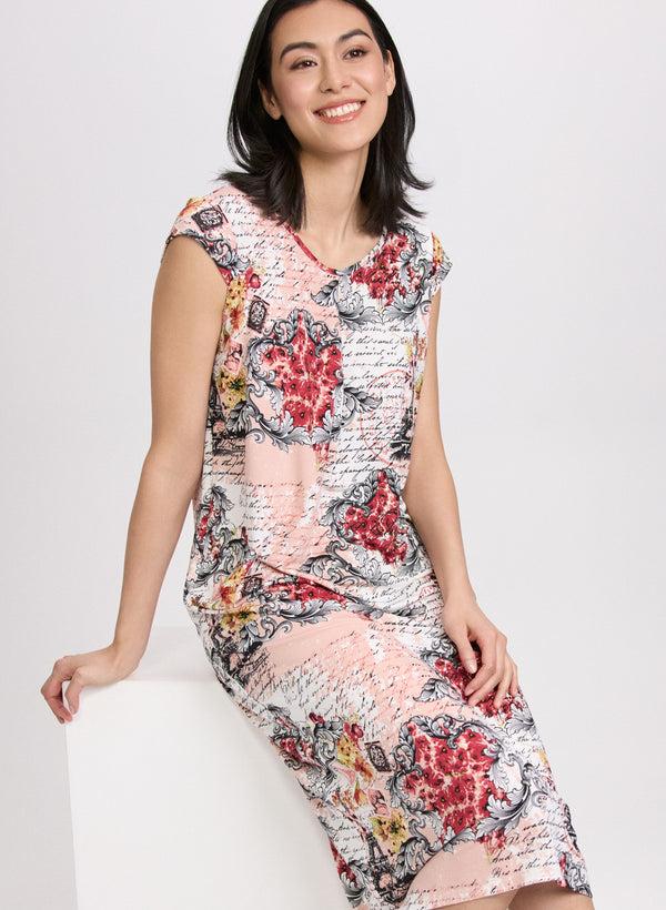 Laura Mixed Print Nightgown