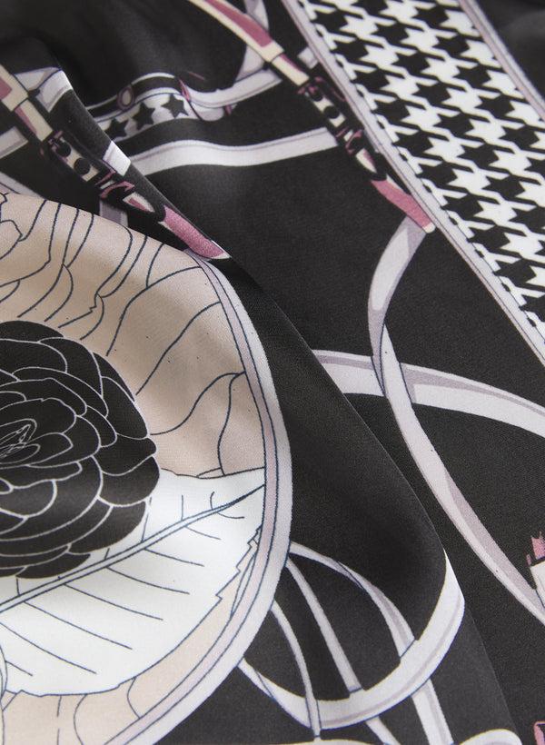 Laura Mixed Print Scarf