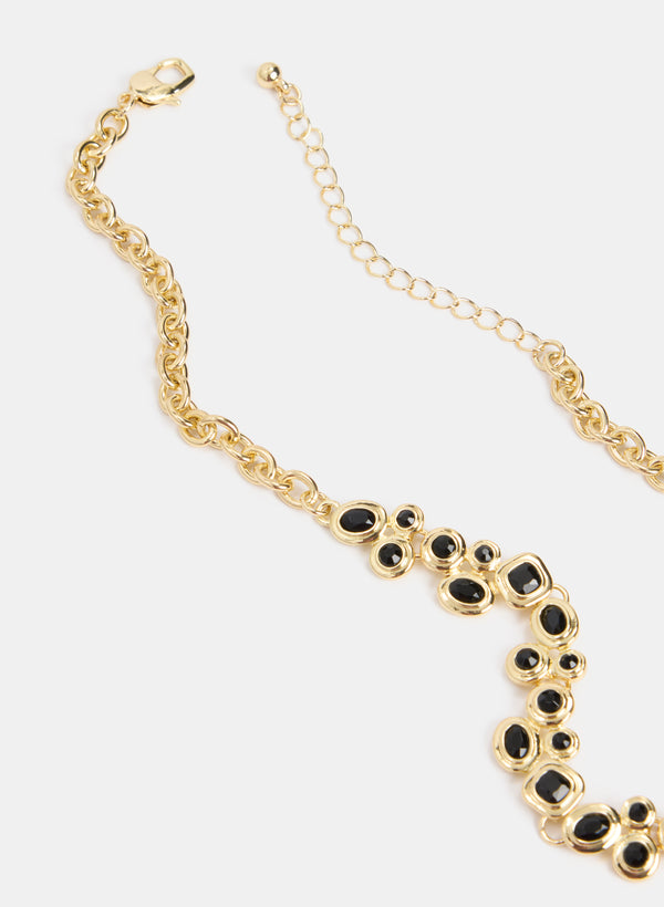 Laura Mixed Stone Shape Necklace