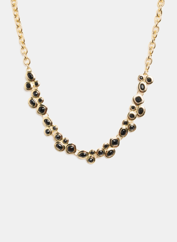 laura Mixed Stone Shape Necklace