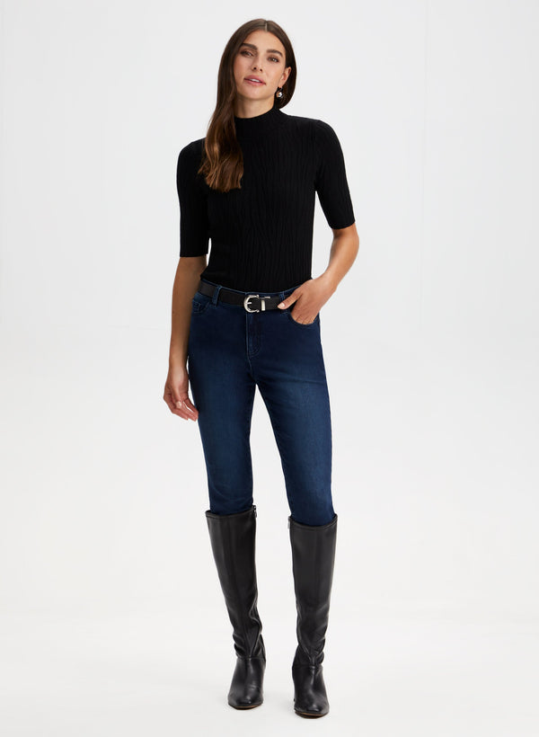 Laura Mock Neck Sweater