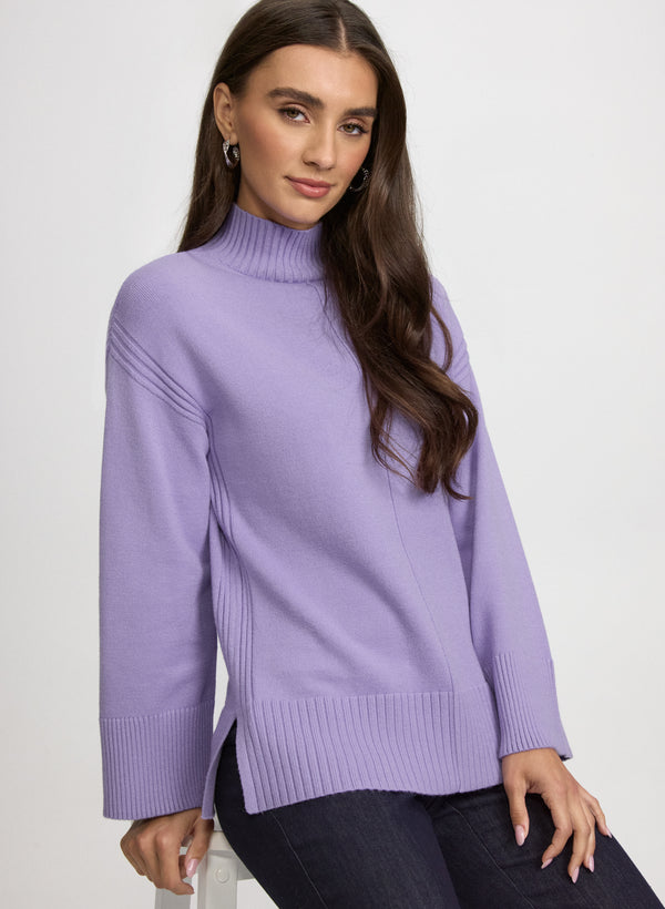 Laura Mock Neck Sweater