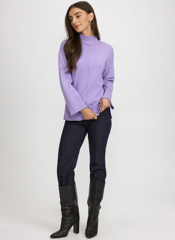 Laura Mock Neck Sweater