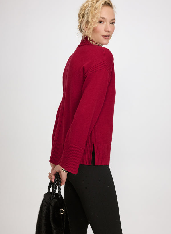 Laura Mock Neck Sweater