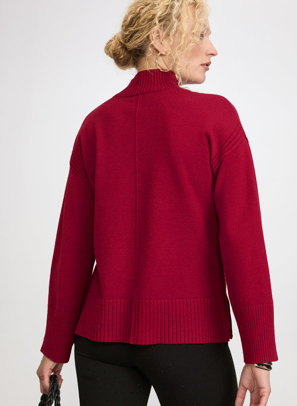 Laura Mock Neck Sweater