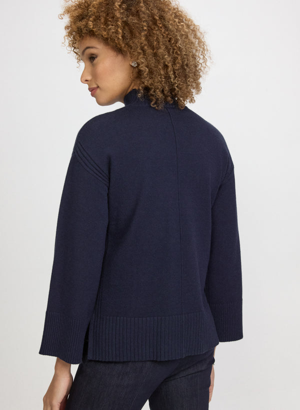 Laura Mock Neck Sweater