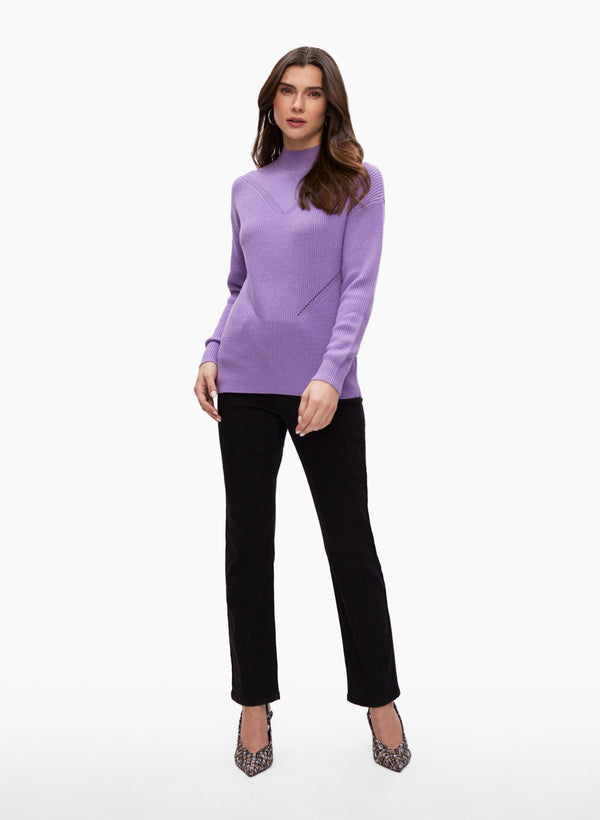 Laura Mock Neck Sweater