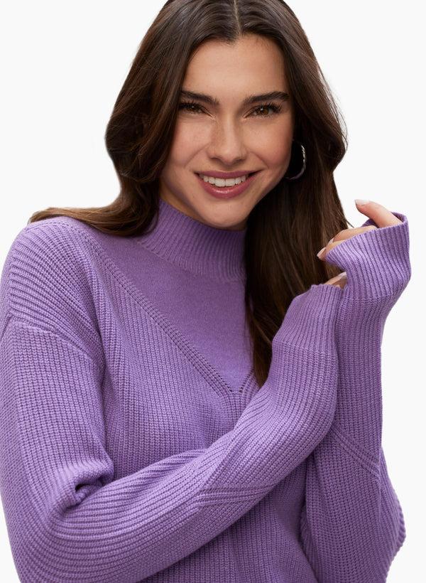 Laura Mock Neck Sweater