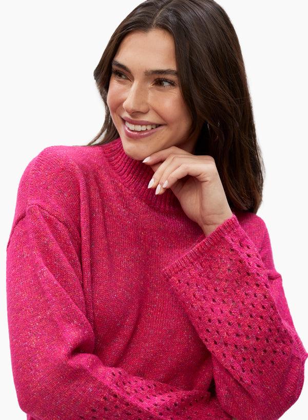 Laura Mock Neck Sweater