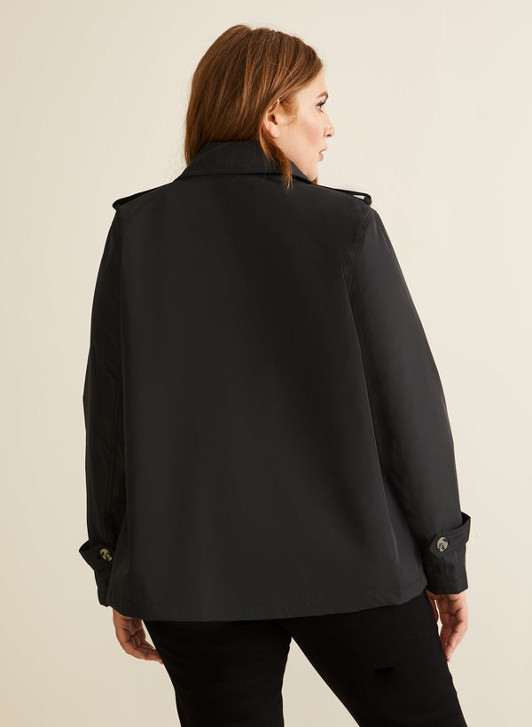 Laura Novelti - Hooded A-Line Coat